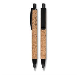 Flume Cork Ball Pen-Black-BL