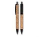 Flume Cork Ball Pen-Black-BL