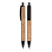 Flume Cork Ball Pen-Black-BL