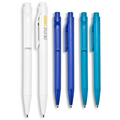 Germaphobe Anti-Microbial Pen-Solid White-SW