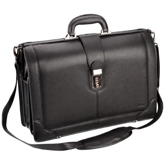 Gladstone Leather Briefmaster Black-