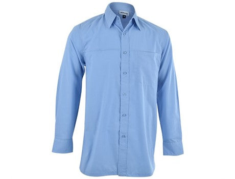 Harry Casual Long Sleeve Shirt - Sky Blue