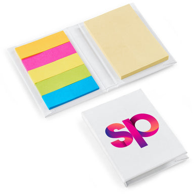 Headline Memo Pads and Sticky Notes-Solid White-SW