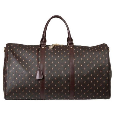 Iconic Travel Large 60cm Duffle Brown Classic Print-Duffel Bags