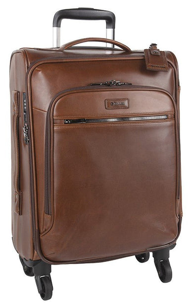 Infiniti Carry On Trolley Case | Brown-Suitcases