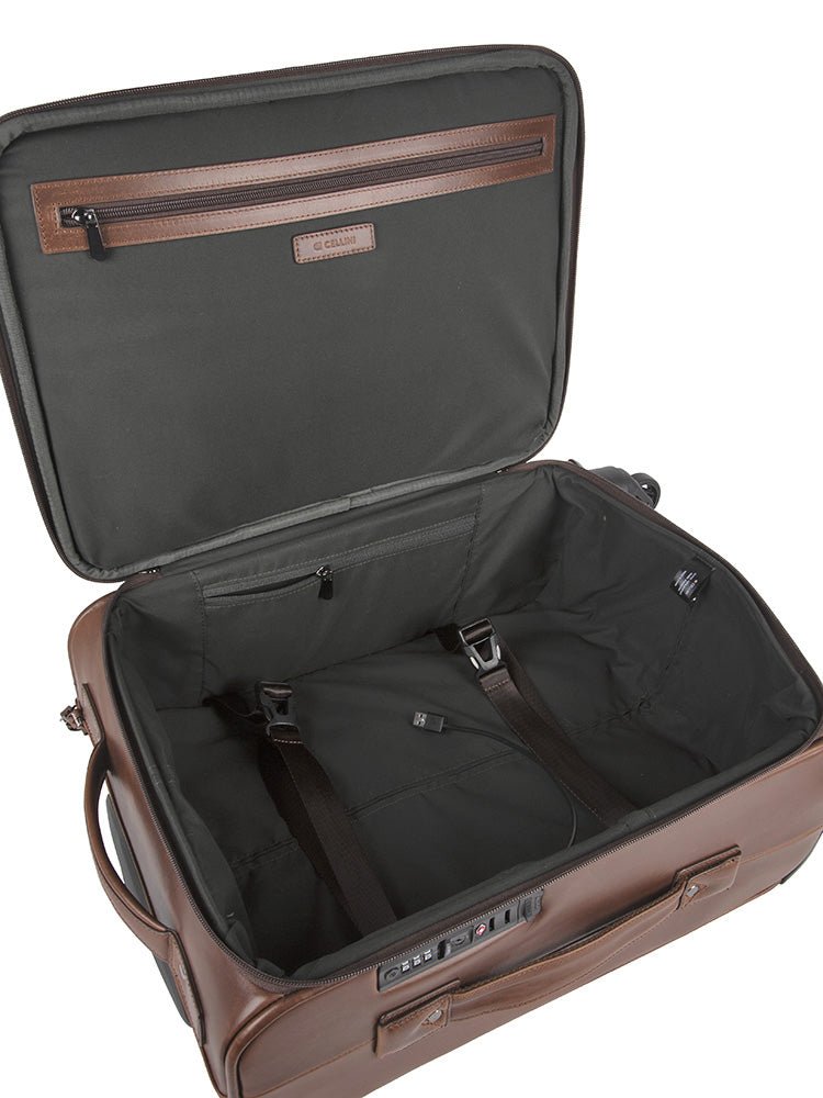 Infiniti Carry On Trolley Case | Brown-Suitcases