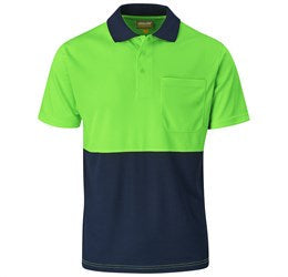 Inspector Two-Tone Hi-Viz Golf Shirt-Shirts & Tops