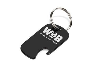 Jimmy Bottle Opener Keyholder-Black-BL