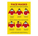 Jupiter A1 Face Masks Poster - Set of 3-Yellow-Y