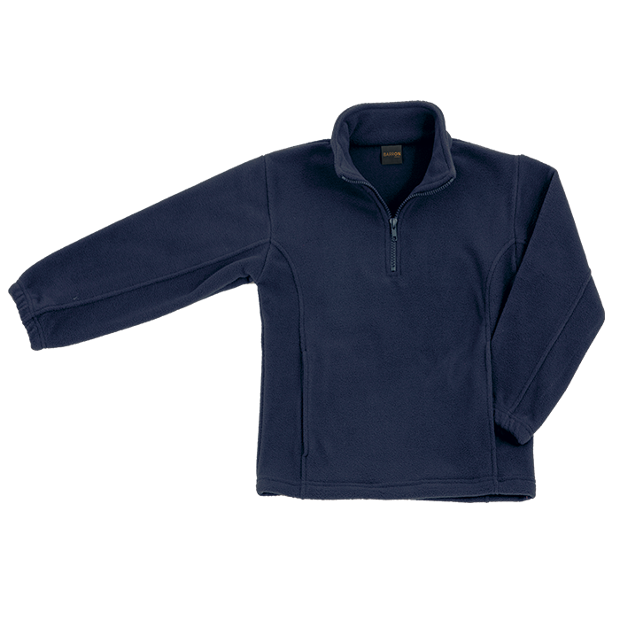 Kiddies Essential Micro Fleece Navy / 3 to 4 / Regular - Kids-Fleece Tops