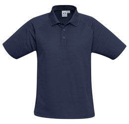 Kids Sprint Golf Shirt - Black Only-Shirts & Tops