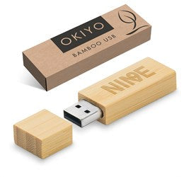 Okiyo Komorebi Bamboo Memory Stick - 16GB-16GB-Natural-NT