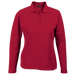 Ladies 175g Pique Knit Long Sleeve Golfer  Red / 