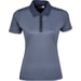 Ladies Compound Golf Shirt - Light Blue Only-2XL-Navy-N