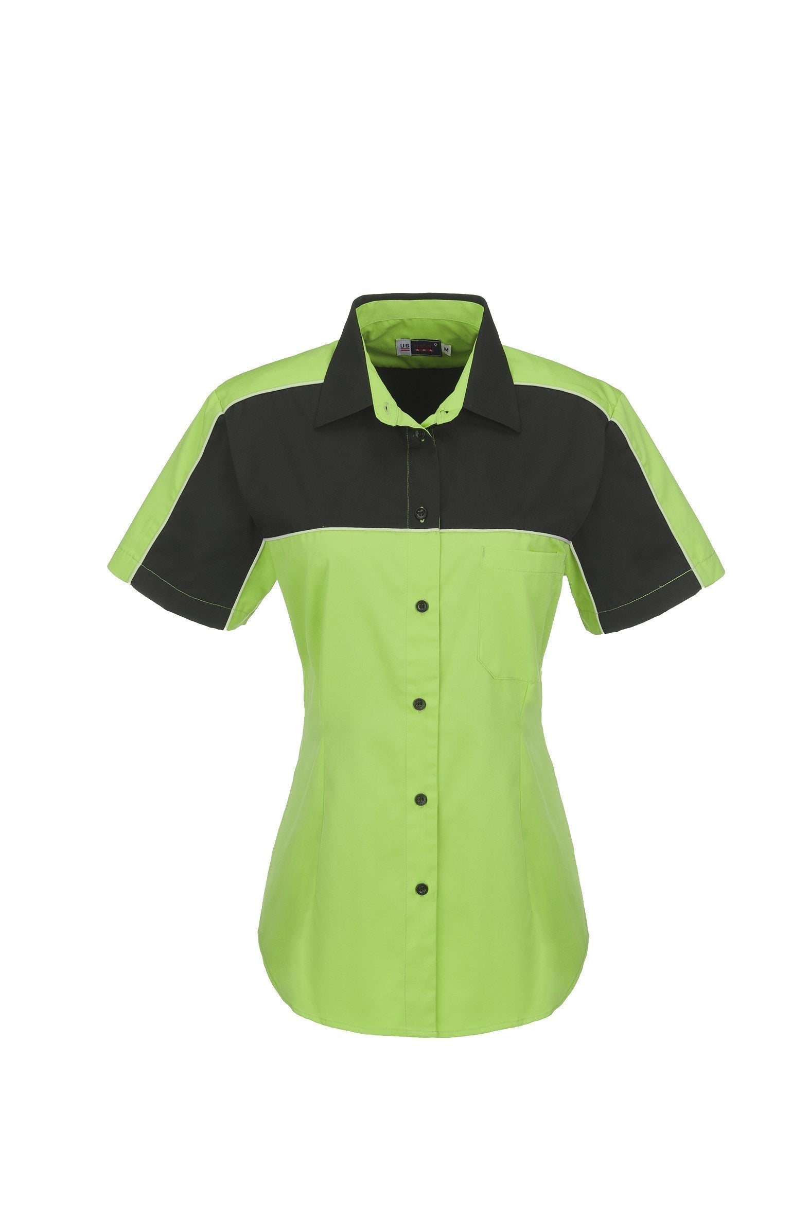 Ladies Daytona Pitt Shirt - Orange Only-L-Lime-L