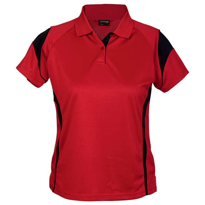 Ladies Eclipse Golfer  Red/Black / SML / Last Buy - 