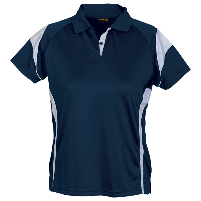 Ladies Eclipse Golfer Navy/White / SML / Last Buy - Golf Shirts