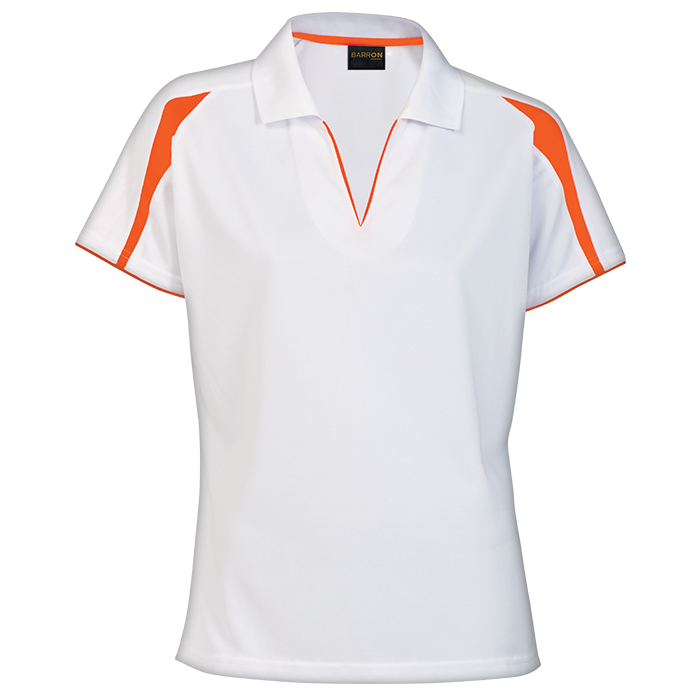 Ladies Edge Golfer  White/Orange / XS / Regular - 