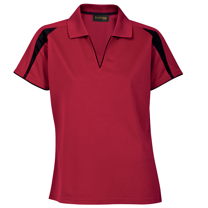 Ladies Edge Golfer Red/Black / XS / Regular - Golf Shirts