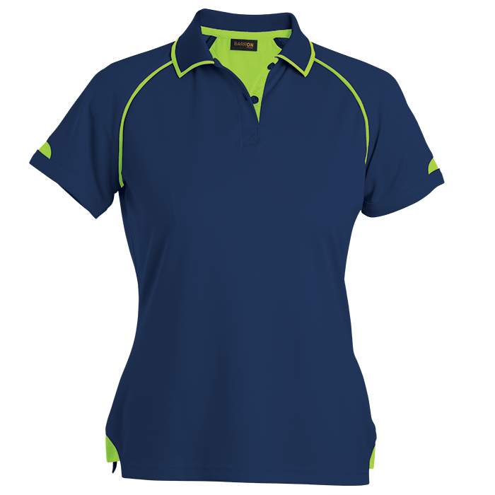 Ladies Felton Golfer Navy/Lime / XS / Regular - Golf Shirts