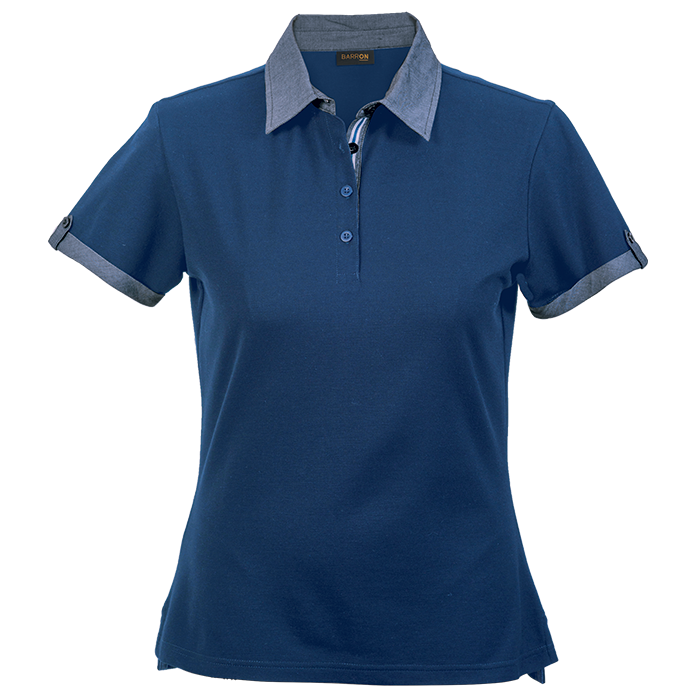 Ladies Fusion Golfer Navy / XS / Regular - Golf Shirts