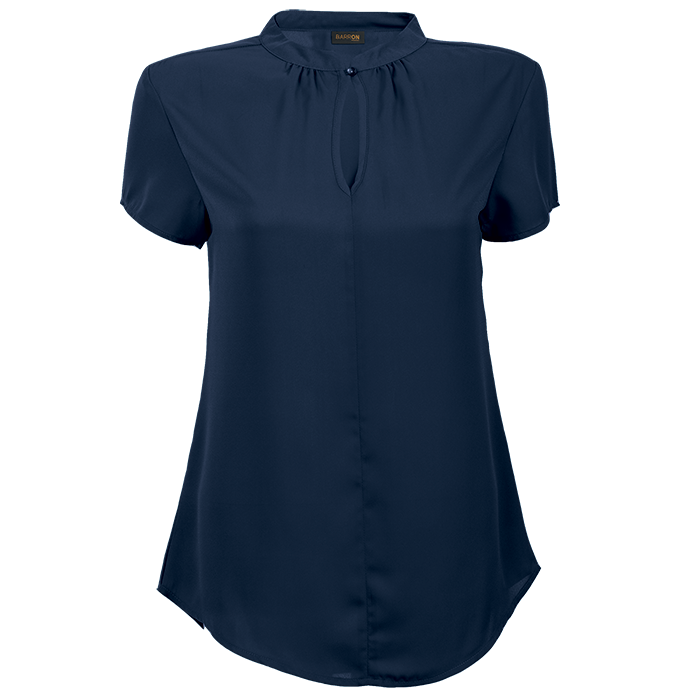 Ladies Jasmine Blouse Navy / SML / Regular - Shirts-Corporate