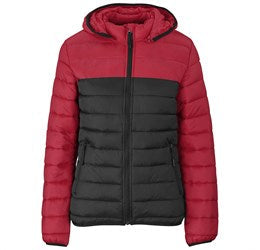 Ladies Kyoto Two-Tone Jacket-L-Black With Red-BLR