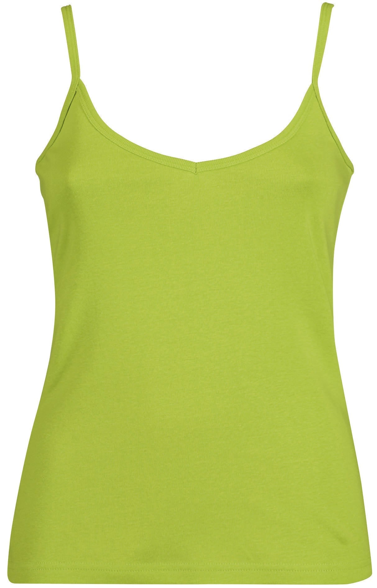 Ladies Lanai Spaghetti Top - Lime 2XL / L