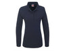 Ladies Long Sleeve Boston Golf Shirt - Black Only-