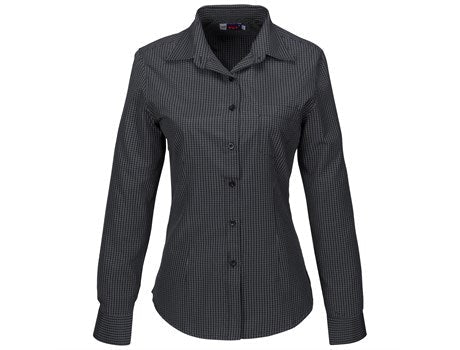 Ladies Long Sleeve Huntington Shirt - Black Only-