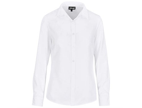 Ladies Long Sleeve Oxford Shirt