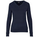 Ladies Long Sleeve Peru V-Neck Jersey-2XL-Navy-N