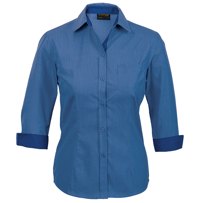 Ladies Madison Blouse  Royal / SML / Regular - 