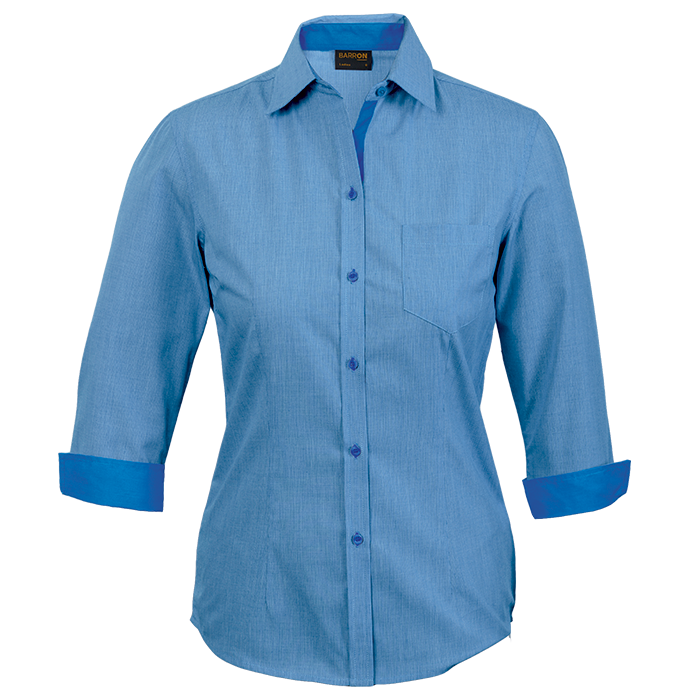 Ladies Madison Blouse  Sky / SML / Regular - 