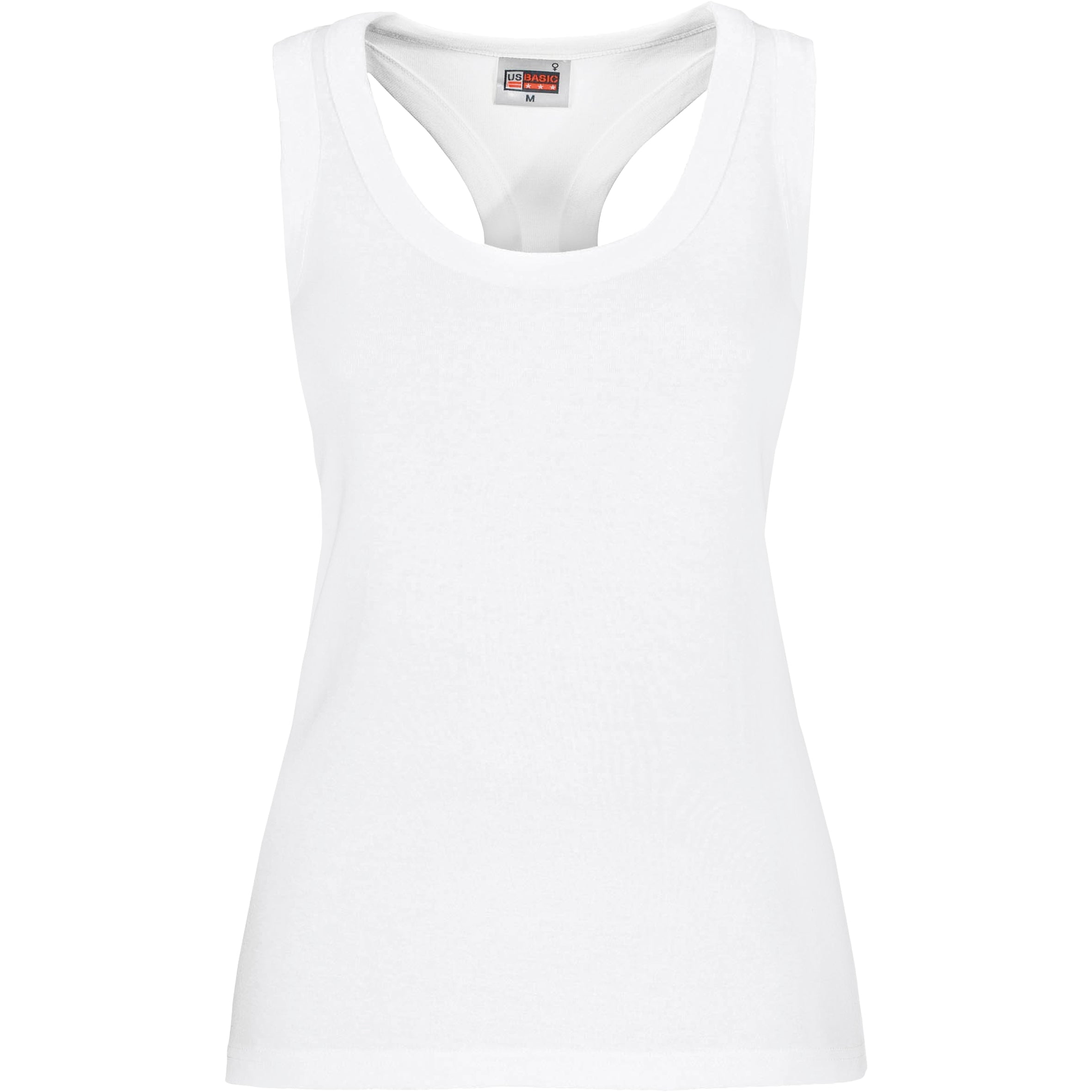 Ladies Maui Racerback Top-2XL-White-W