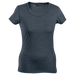 Ladies Melange Crew Neck T-Shirt Charcoal / XS / Regular - T-Shirts