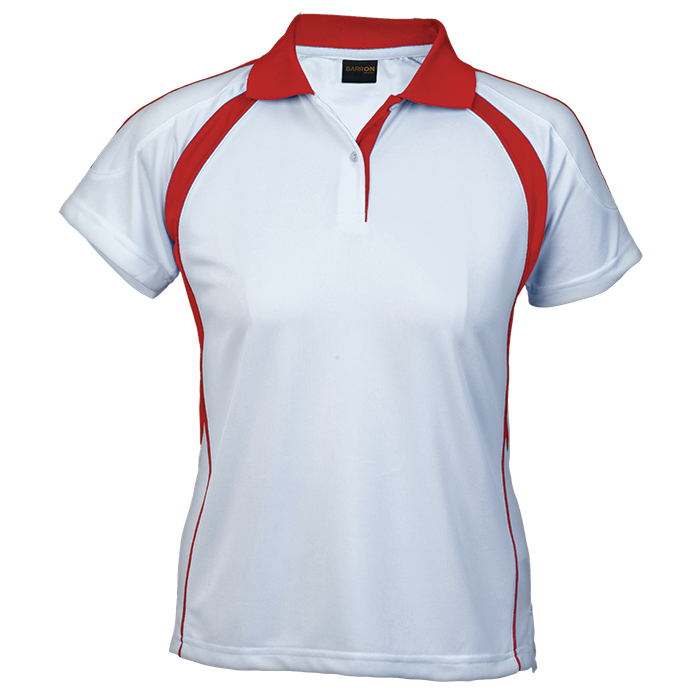 Ladies Odyssey Golfer White/Red / XS / Last Buy - Golf Shirts