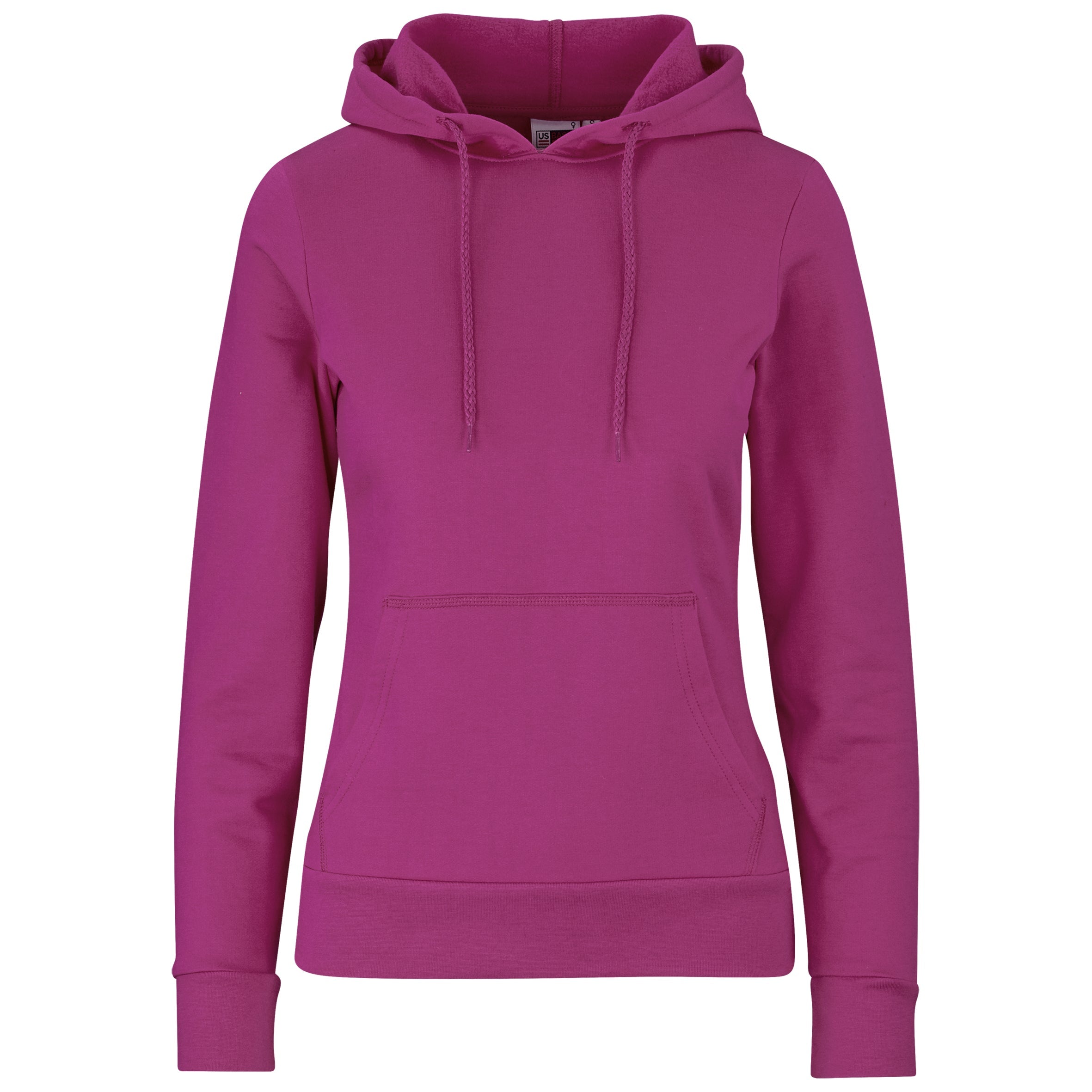 Ladies Omega Hooded Sweater-L-Pink-PI