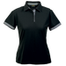 Ladies Pulse Golf Shirt Black / XS / Regular - Shirts