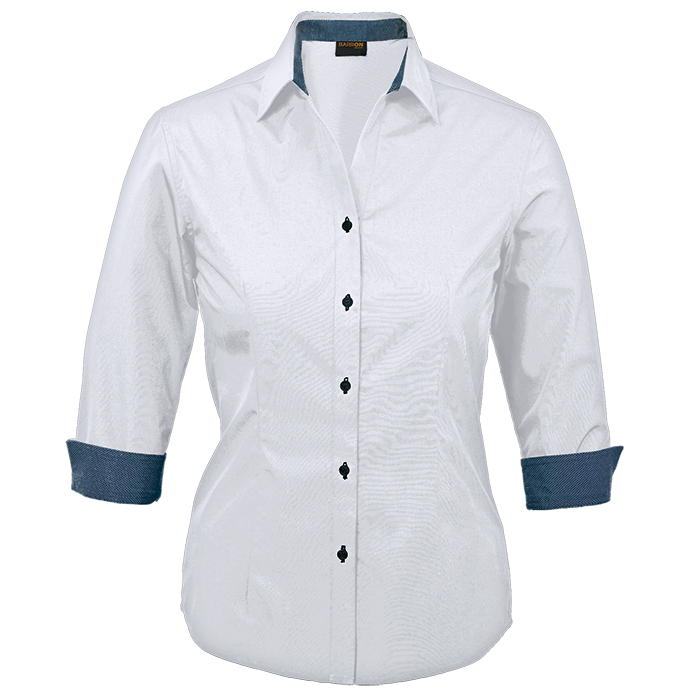 Ladies Saga Blouse  White / SML / Regular - 