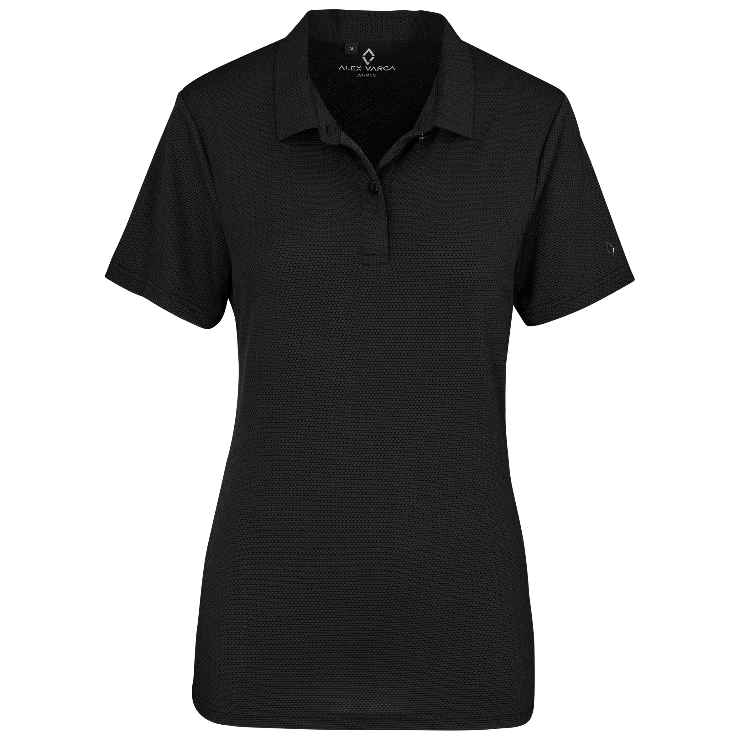 Ladies Skylla Golf Shirt L / Black / BL