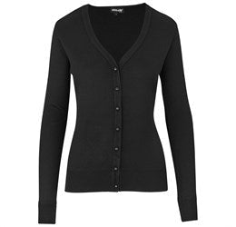 Ladies Waverley Cardigan-L-Black-BL