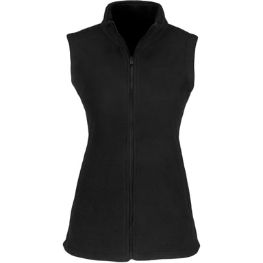 Ladies Yukon Micro Fleece Bodywarmer - Black Only-2XL-Black-BL