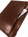 A4 Leather Zip Around Folder | Brown-