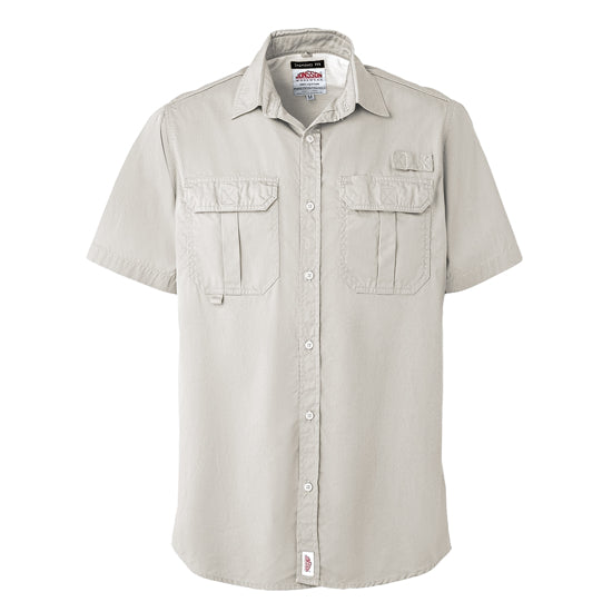 Legendary Vented Short Sleeve Work Shirt Stone / L - High Grade Shirts