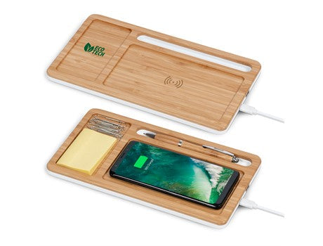 Maitland Desk Organiser With Wireless Charger-