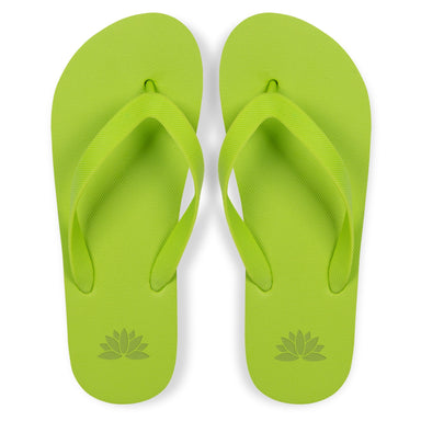 Maldives Unisex Flip Flops - Lime