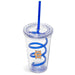 Malibu Tumbler & Twisty Straw Blue / BU