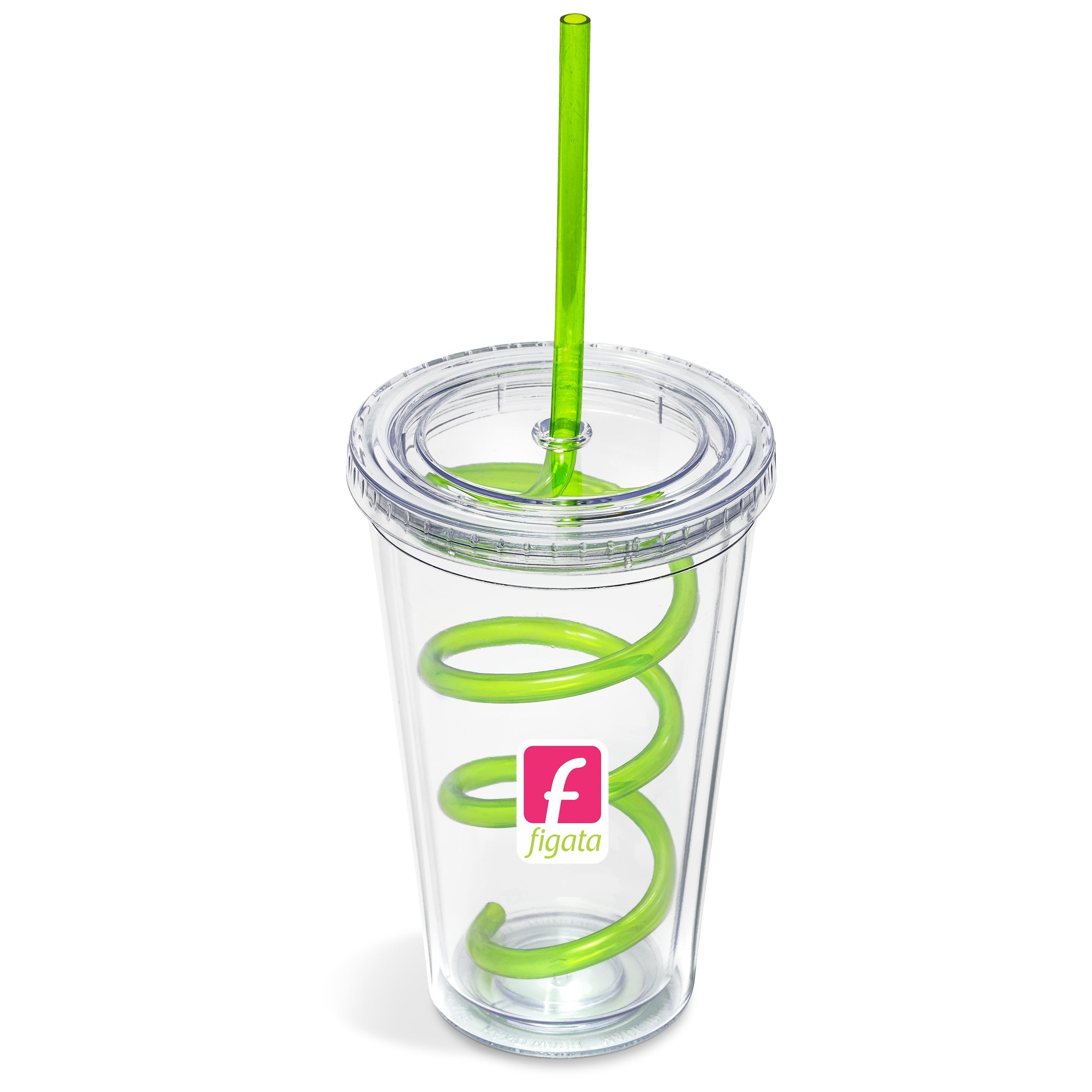 Malibu Tumbler & Twisty Straw Green / G