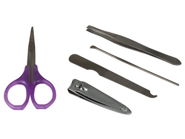 Spa Manicure Set (5-Piece)-Purple